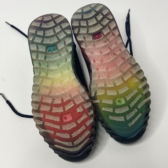 Wanted Affinity Navy w/ Rainbow Rubber Sole Women's Shoe Size 6 - Picture 6 of 8